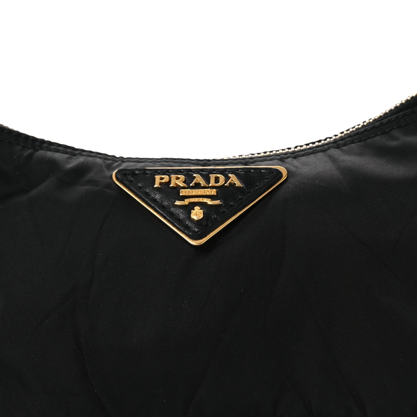 Tessuto Nylon Pochette Bag Black