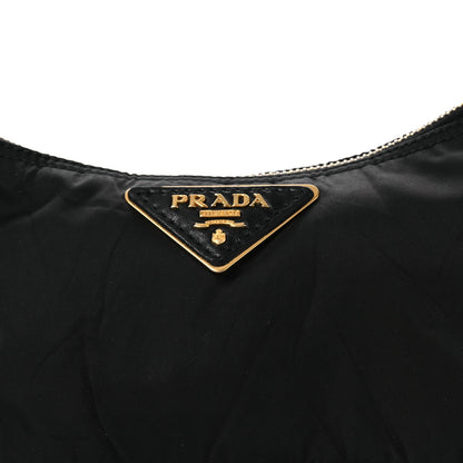 Prada Tessuto Nylon Pochette Bag Black 8 of 14