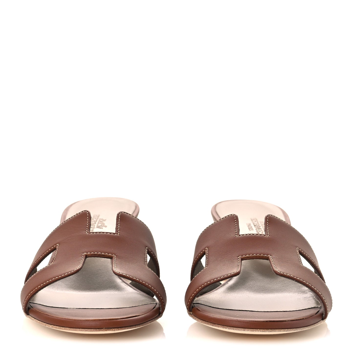 Calfskin Oasis Sandals 37 Gold