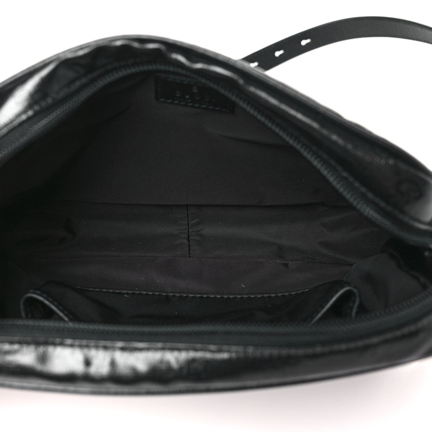 GG Crystal Monogram Mini Shoulder Bag Black