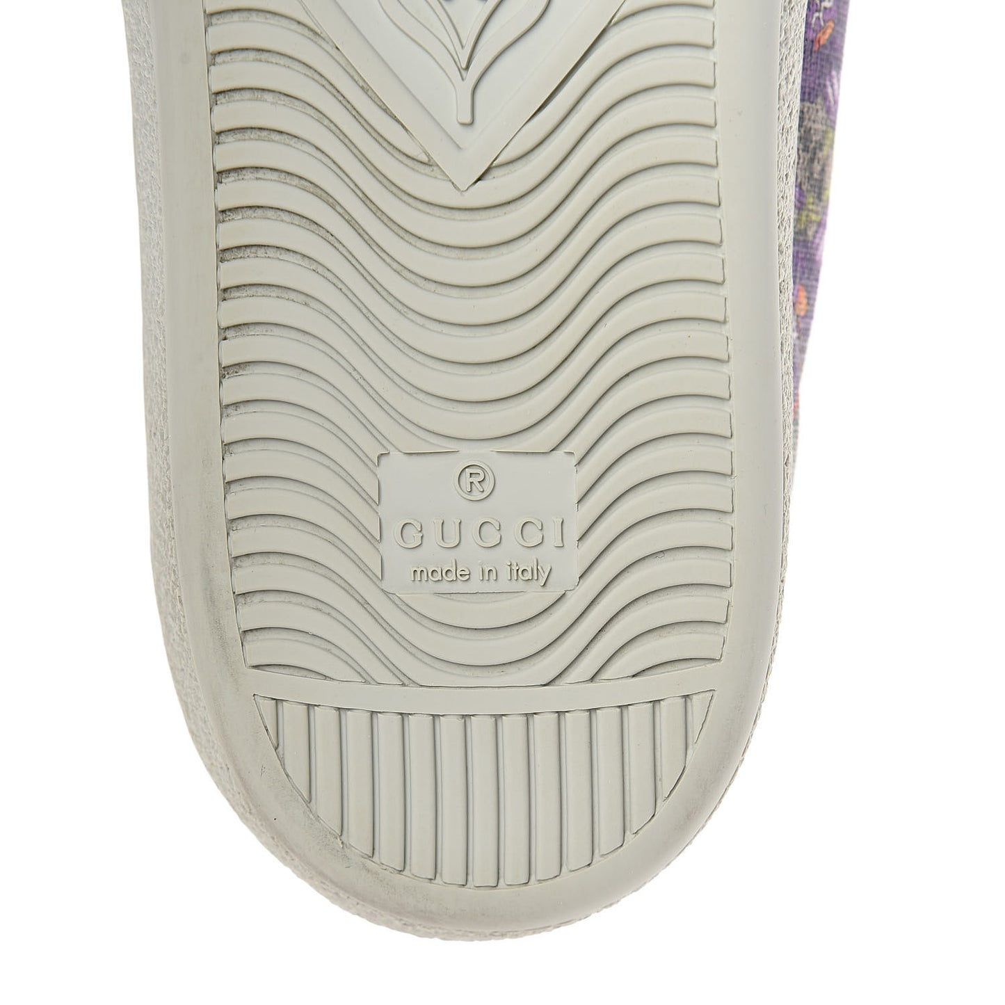 GG Supreme Monogram Flora Web Womens Ace Sneakers 42 Beige Multicolor Rosso