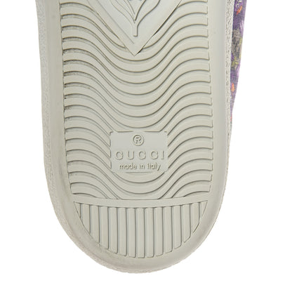 Gucci GG Supreme Monogram Flora Web Womens Ace Sneakers 42 Beige Multicolor Rosso 9 of 13