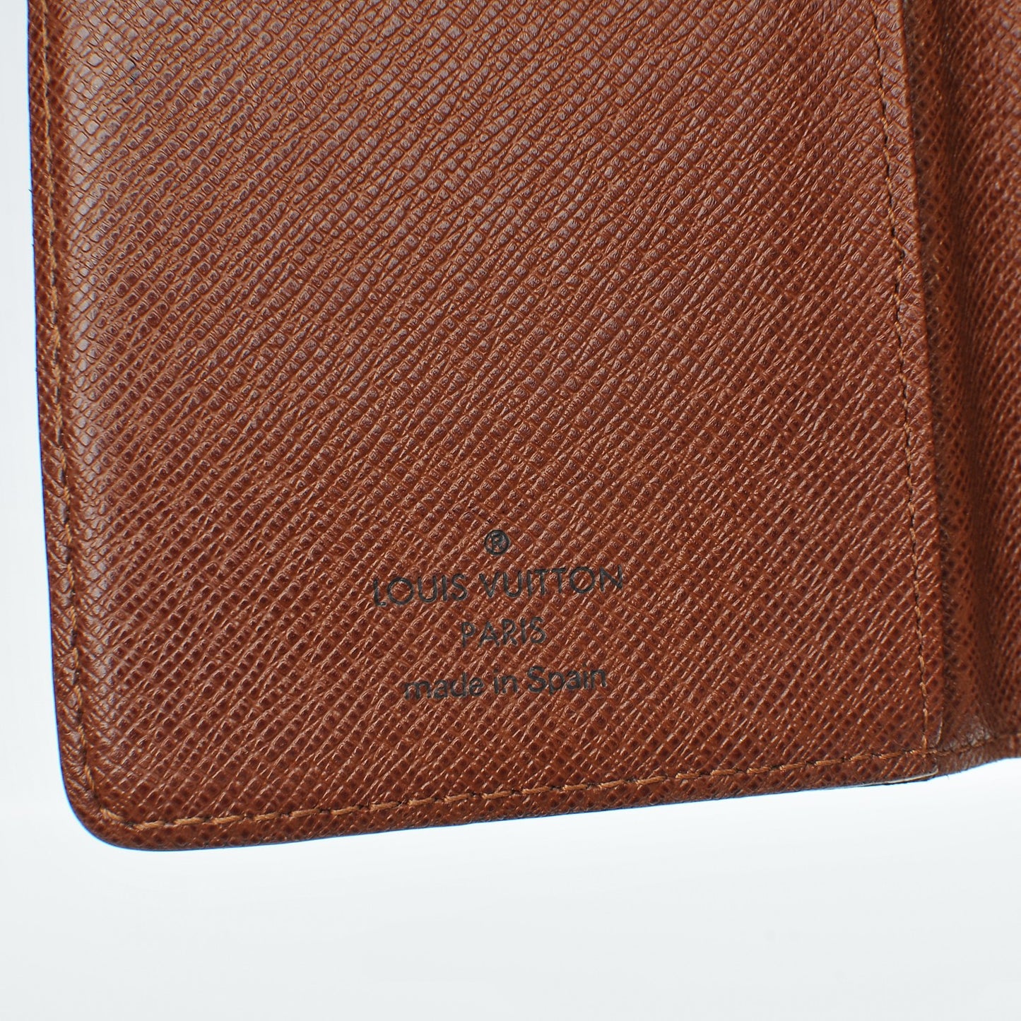Monogram Pocket Agenda Cover