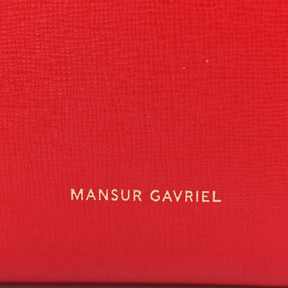 Mansur Gavriel Calfskin Mini Mini Bucket Bag Flamma 6 of 10