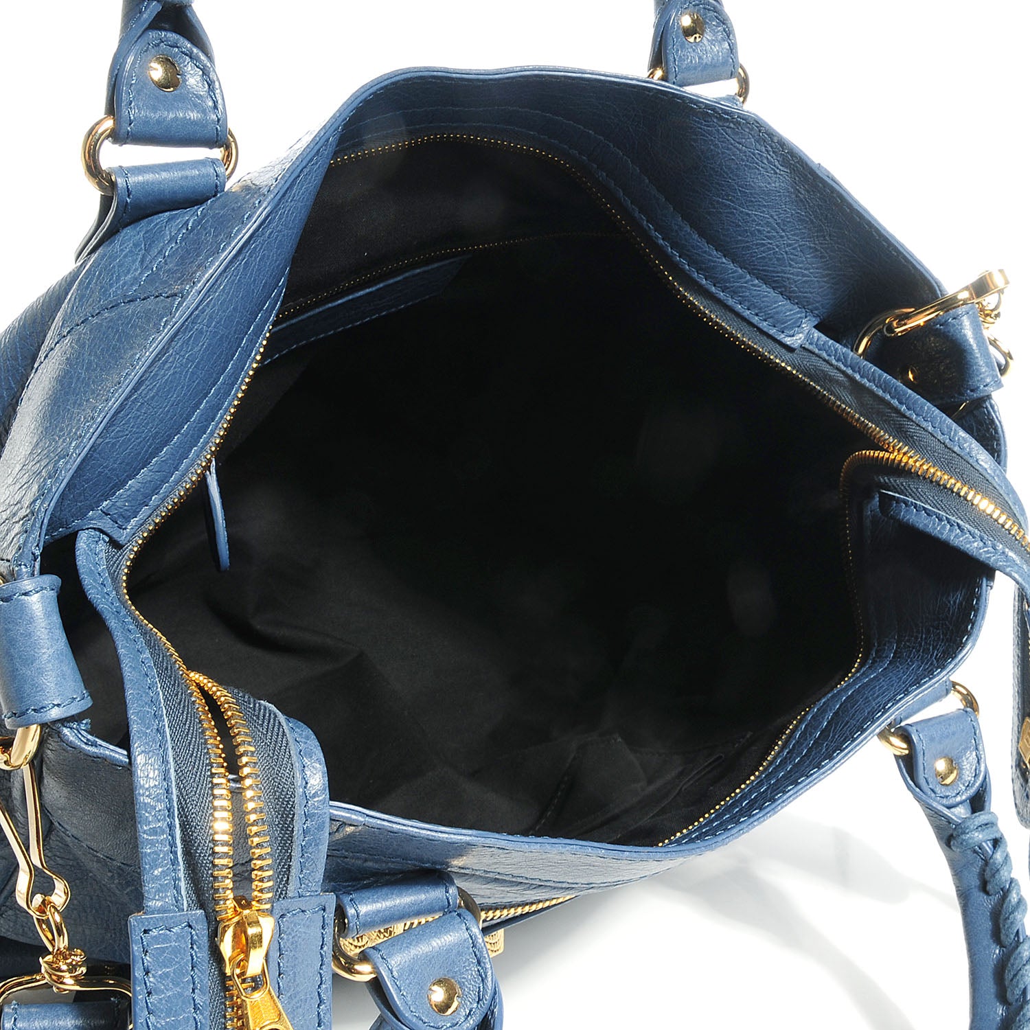 Balenciaga Agneau Giant 12 Gold Hardware Velo Bleu Persan 5 of 15