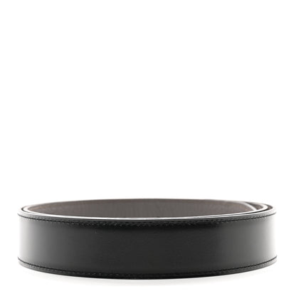 Hermes Box Togo 32mm Belt Strap 90 36 Black Etain 2 of 6