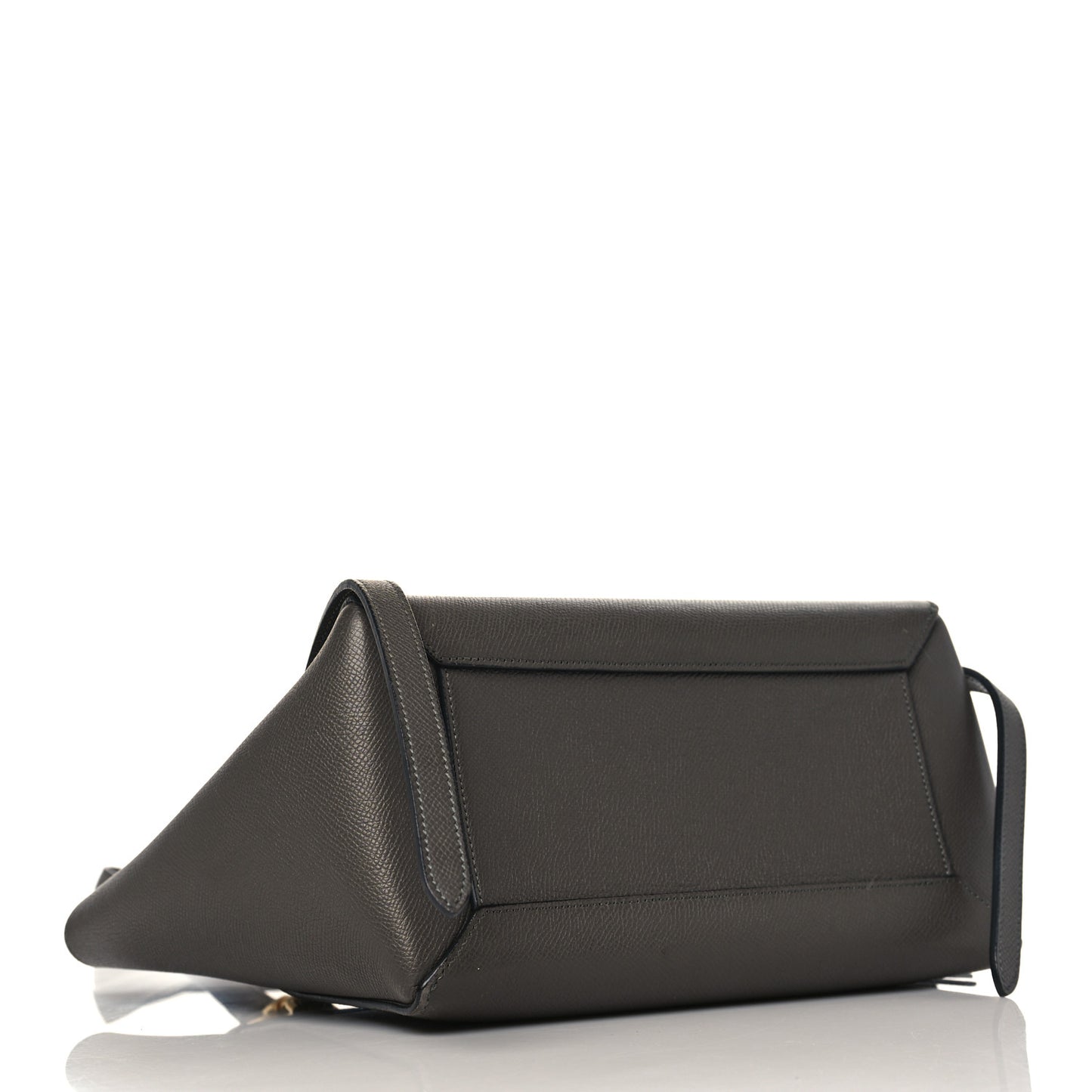 Baby Grained Calfskin Micro Belt Bag Grey