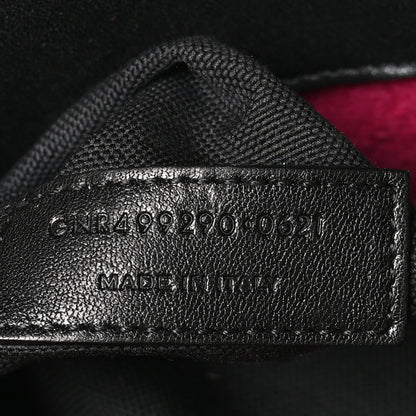 Saint Laurent Wool Rive Gauche Tote Fuchsia 7 of 13