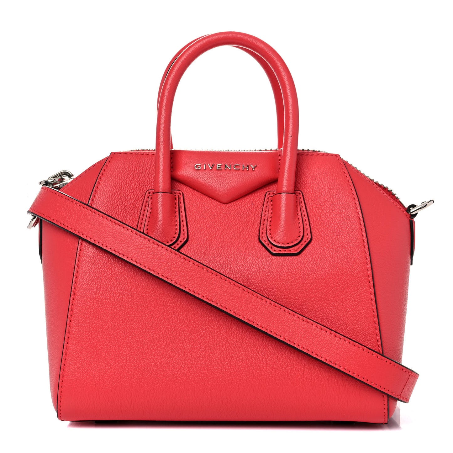 Sugar Goatskin Mini Antigona Lipstick Pink