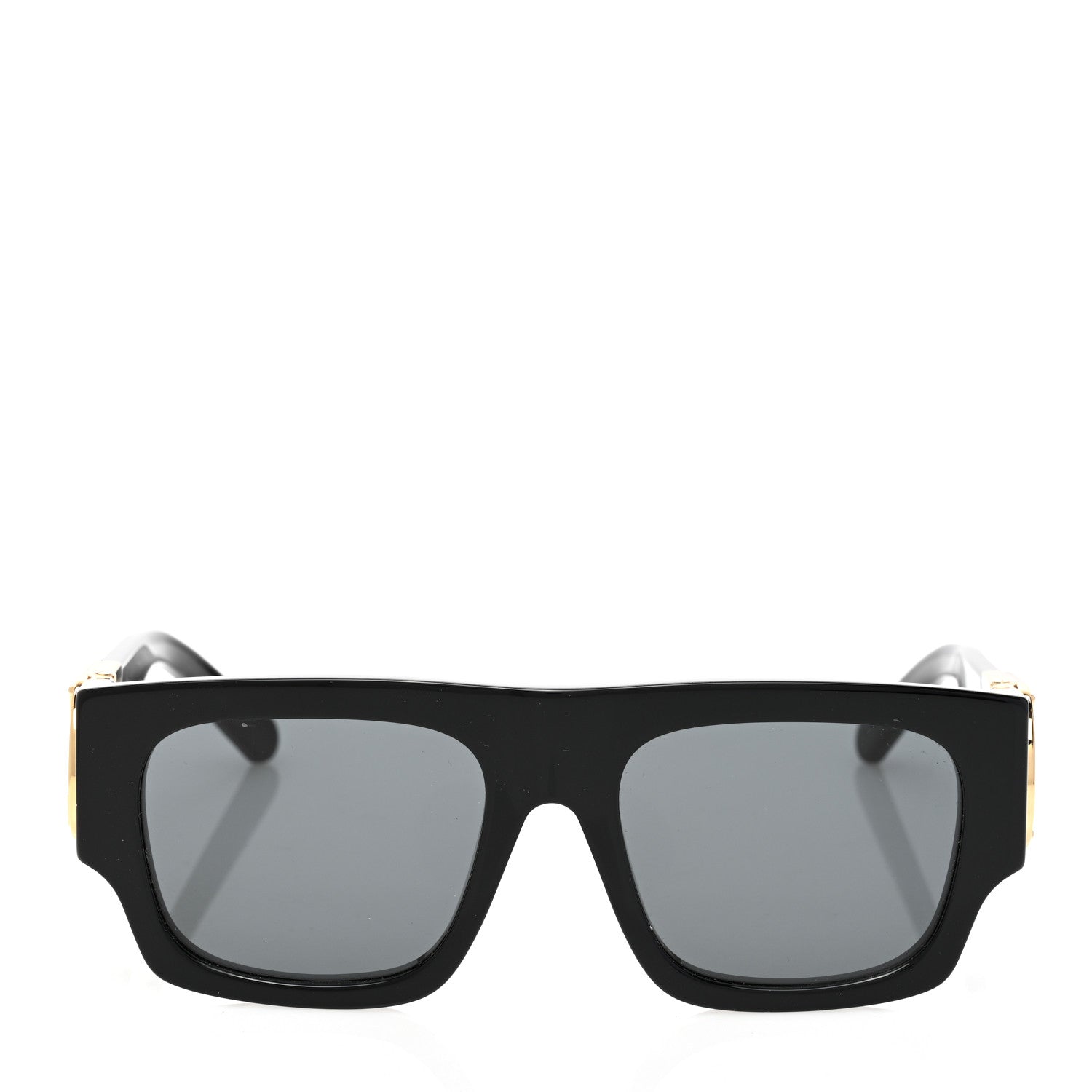Louis Vuitton Acetate LV Link Square Sunglasses Z1478E Black 2 of 7