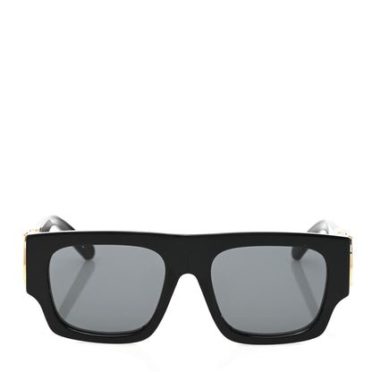 Louis Vuitton Acetate LV Link Square Sunglasses Z1478E Black 2 of 7
