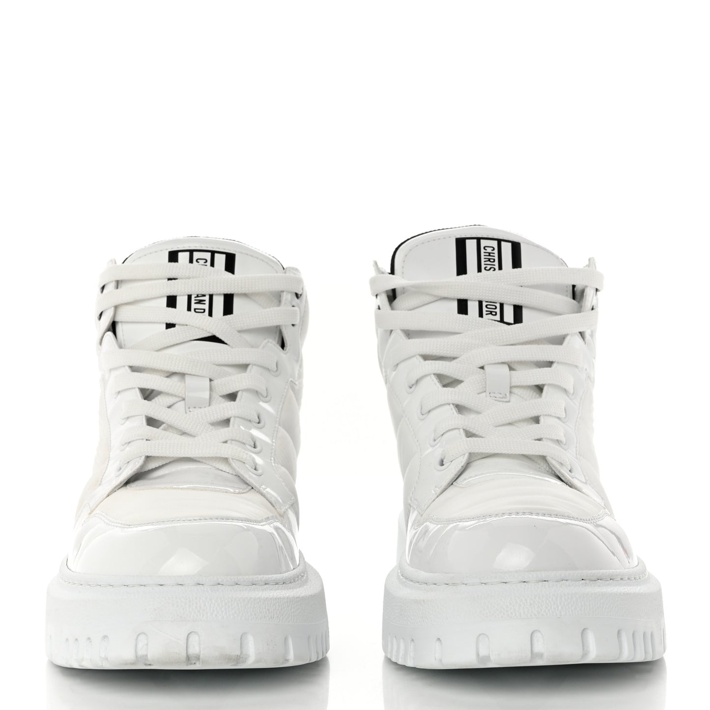 Nylon Fabric Womens D-Player High Top Sneakers 39 White Black