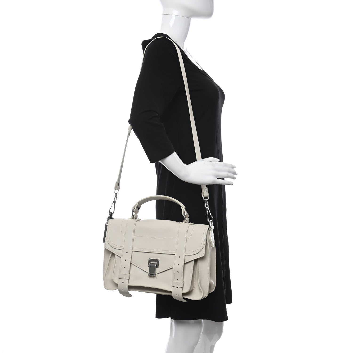 Proenza Schouler Lambskin Medium PS1 Satchel Clay 3 of 19
