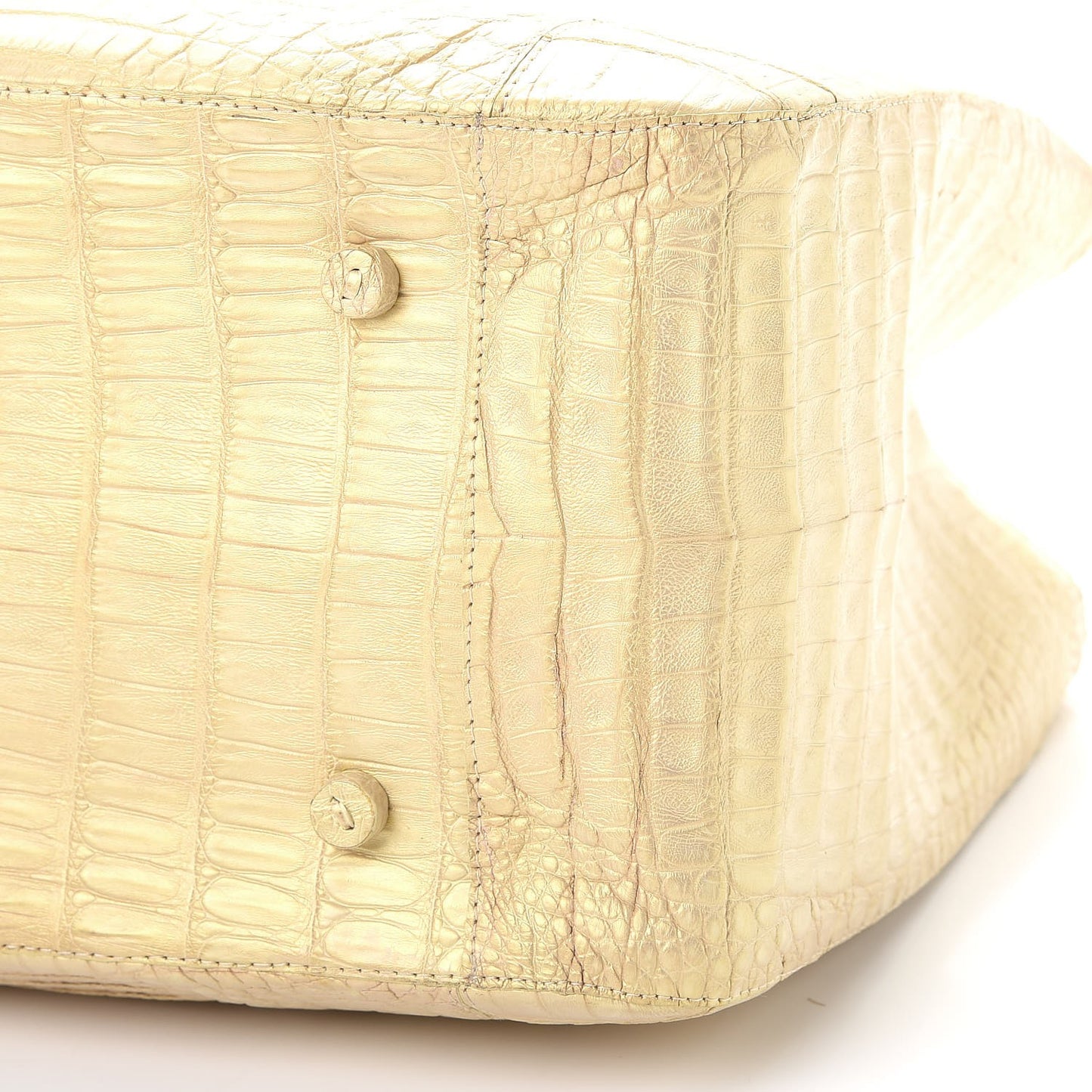 Crocodile Tote Gold