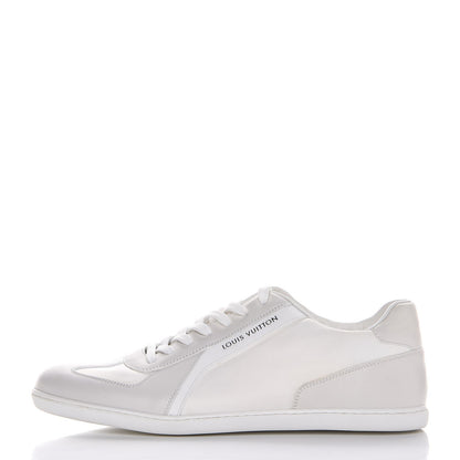 Louis Vuitton Calfskin Nylon Sneakers 8.5 White 1 of 7