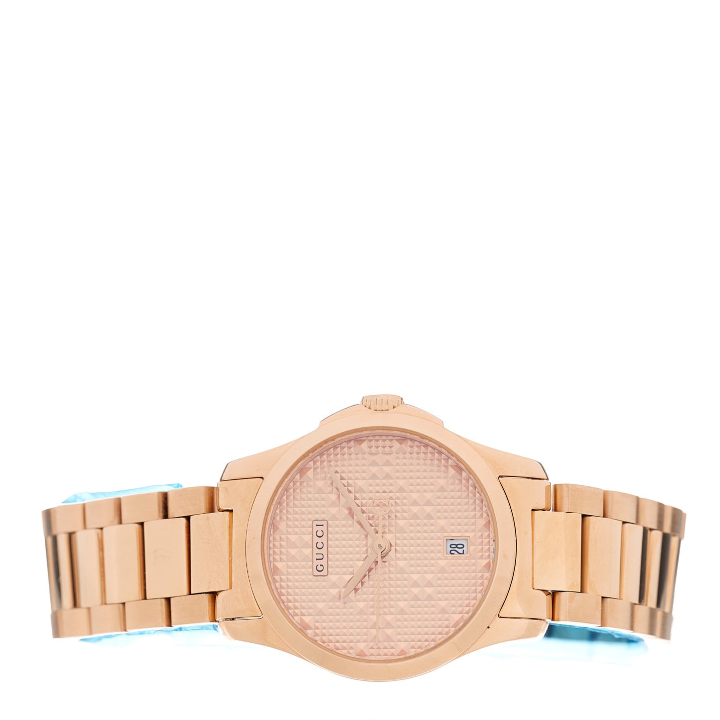 Stainless Steel 27mm G-Timeless Diamante Quartz Watch Rose