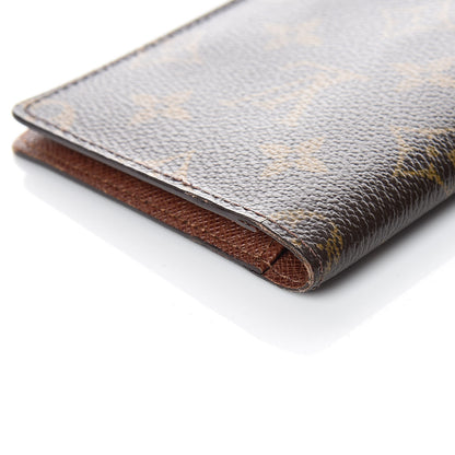 Louis Vuitton Monogram Checkbook Holder Case Wallet 6 of 11