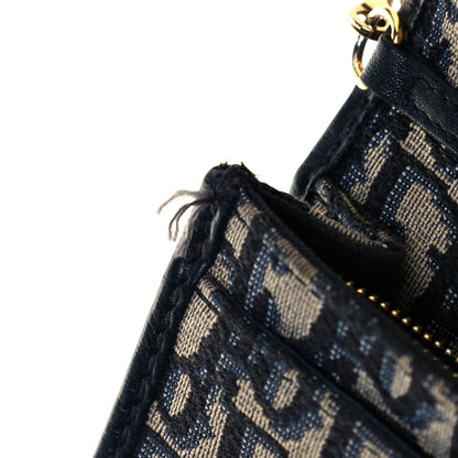 Christian Dior Oblique 30 Montaigne 2-In-1 Pouch Blue 16 of 17