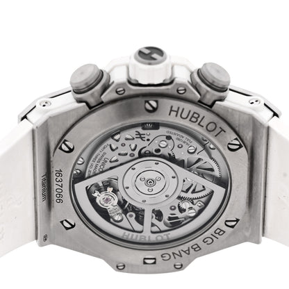 Hublot Titanium Rubber 42mm Big Bang Unico Automatic Watch White 441.NE.2010.RW 4 of 6