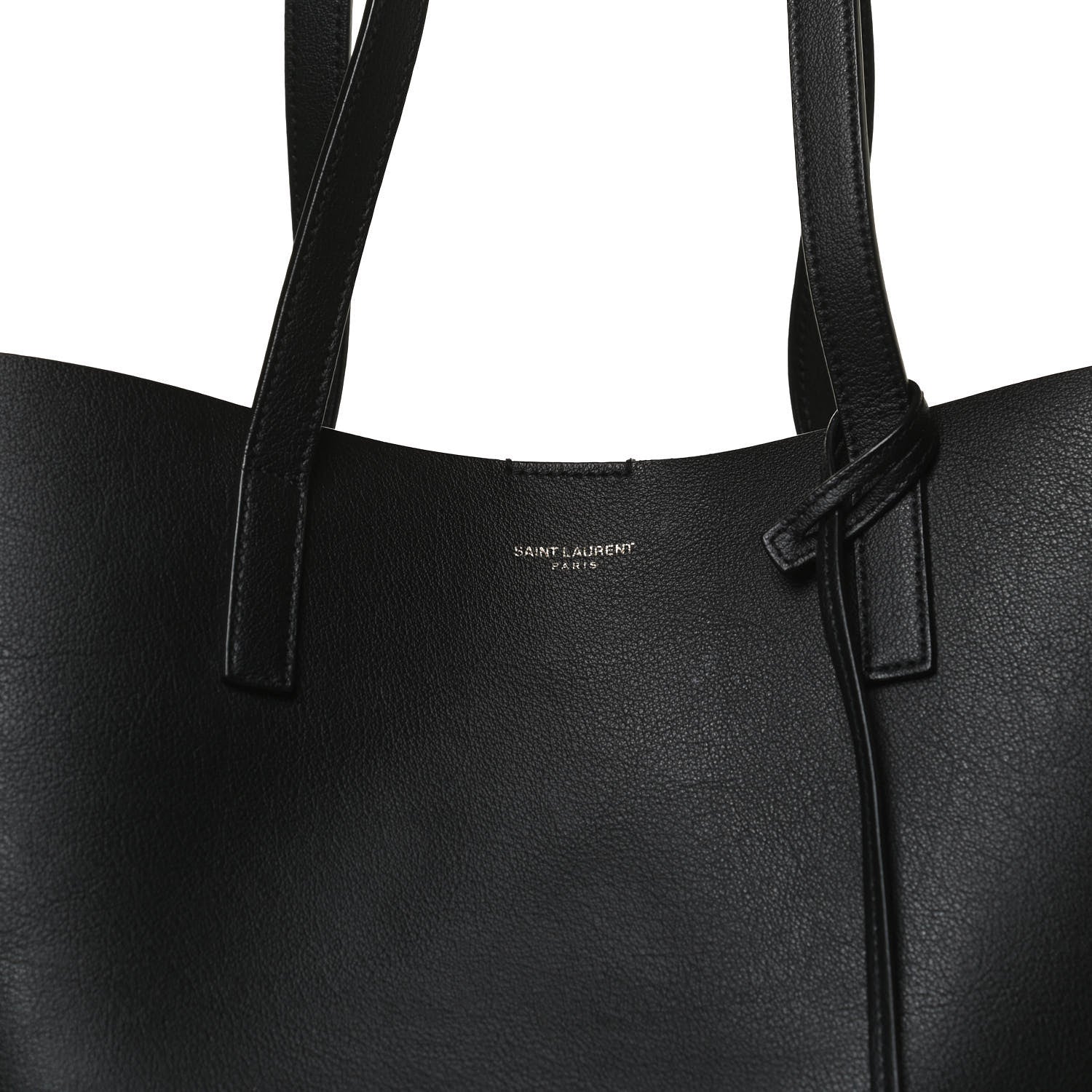 Saint Laurent Calfskin Medium Shopping Tote Black 7 of 14