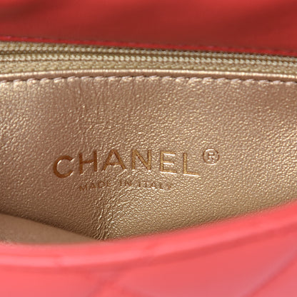 Chanel Lambskin Quilted Side-Packs Red 8 of 10