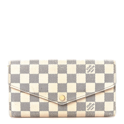 Louis Vuitton Damier Azur Sarah Wallet NM 1 of 10