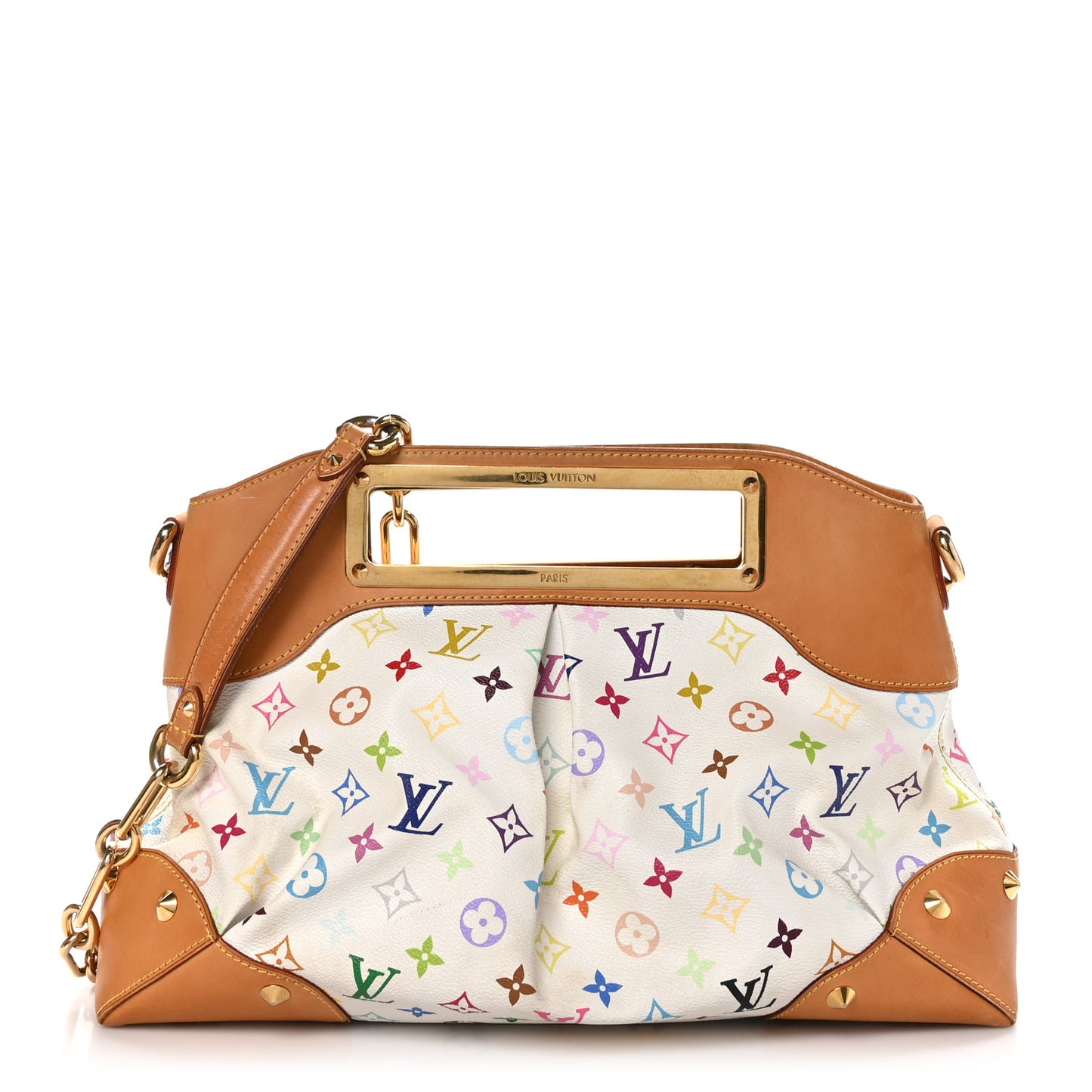 Monogram Multicolor Judy GM White