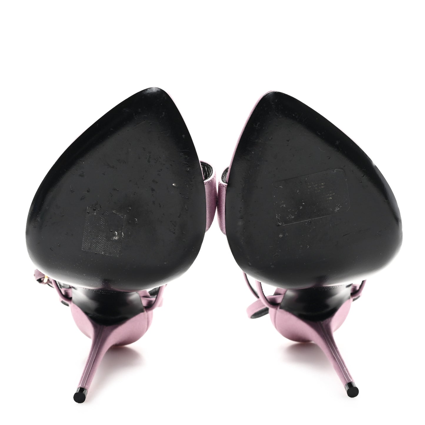 Crepe Satin Dive 110 Mule Sandals 38.5 Ancient Pink