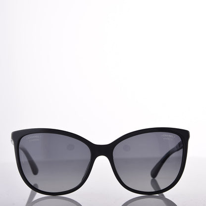Chanel Chain Polarized Sunglasses 5352-A Black 2 of 8