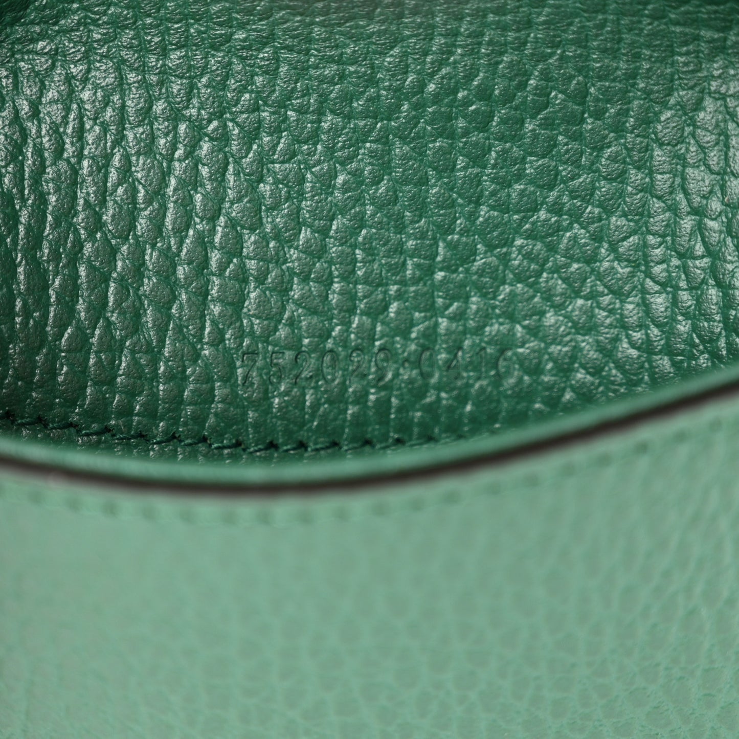 Dollar Calfskin Crystal Mini Dionysus Top Handle Bag Emerald