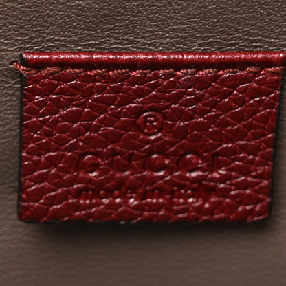 Gucci Grainy Calfskin Medium Zumi Top Handle Bag Vintage Bordeaux 7 of 12