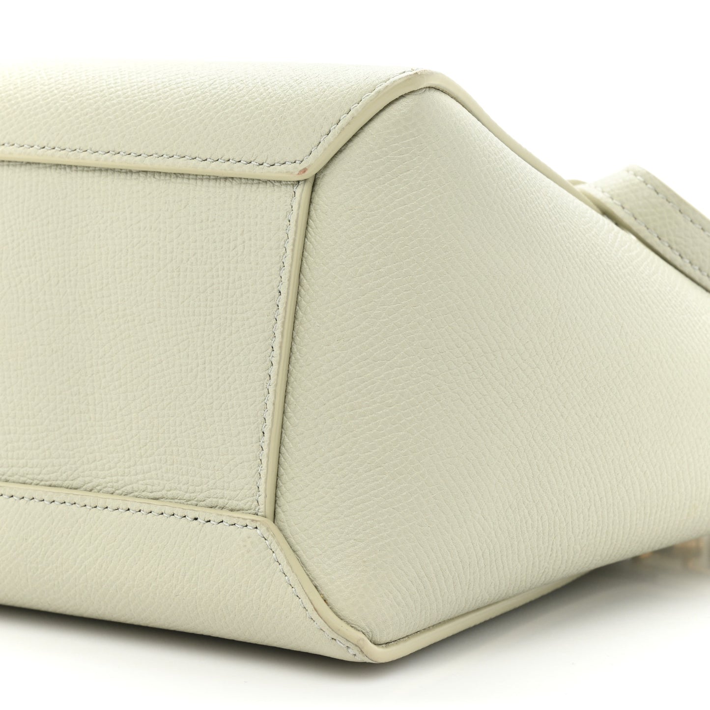 Grained Calfskin Nano Belt Bag Jade