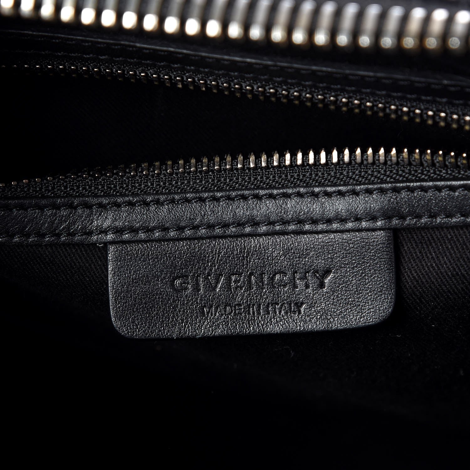 Givenchy Calfskin Crocodile Embossed Medium Antigona Black 7 of 8