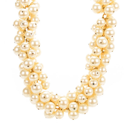 Chanel Pearl Layered Choker Necklace Gold 1 of 4