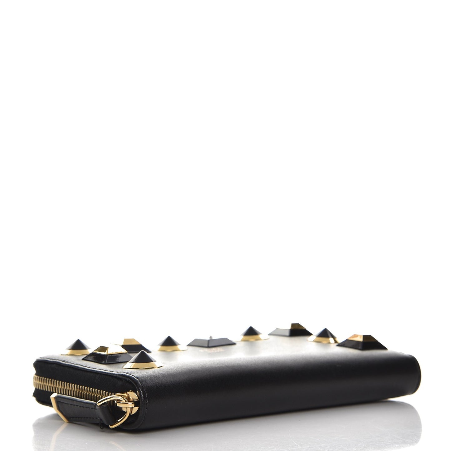 Vitello Rainbow Continental Wallet Black