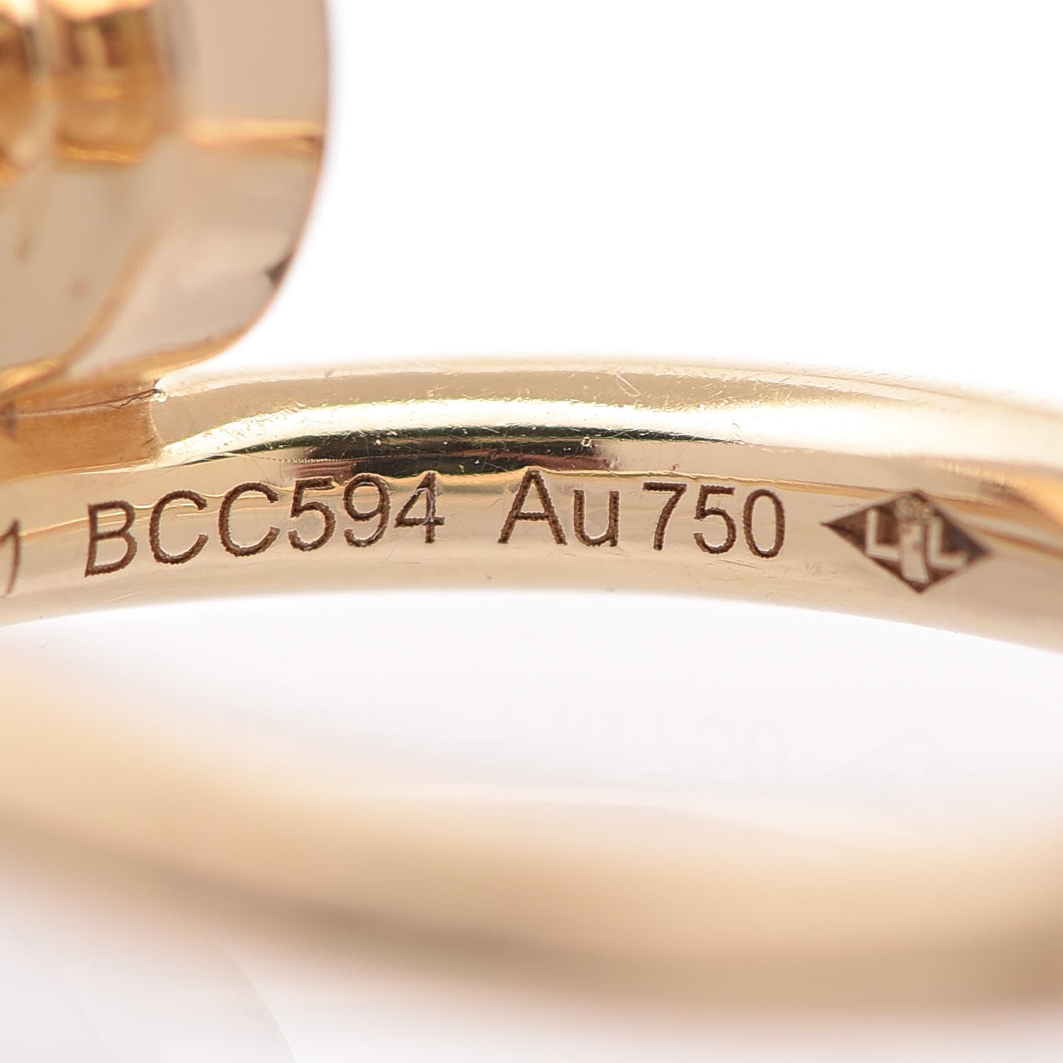Cartier 18K Yellow Gold Juste Un Clou Ring 51 5.75 5 of 7