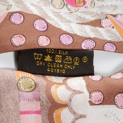 Louis Vuitton Silk Escale Bandeau Pink 5 of 5