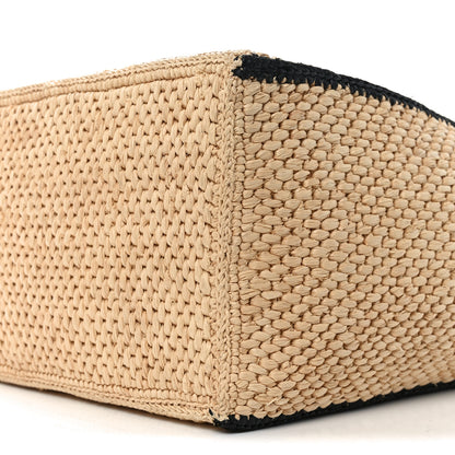 Loewe Raffia Large Paula's Ibiza Logo Tote Natural Tan 9 of 9