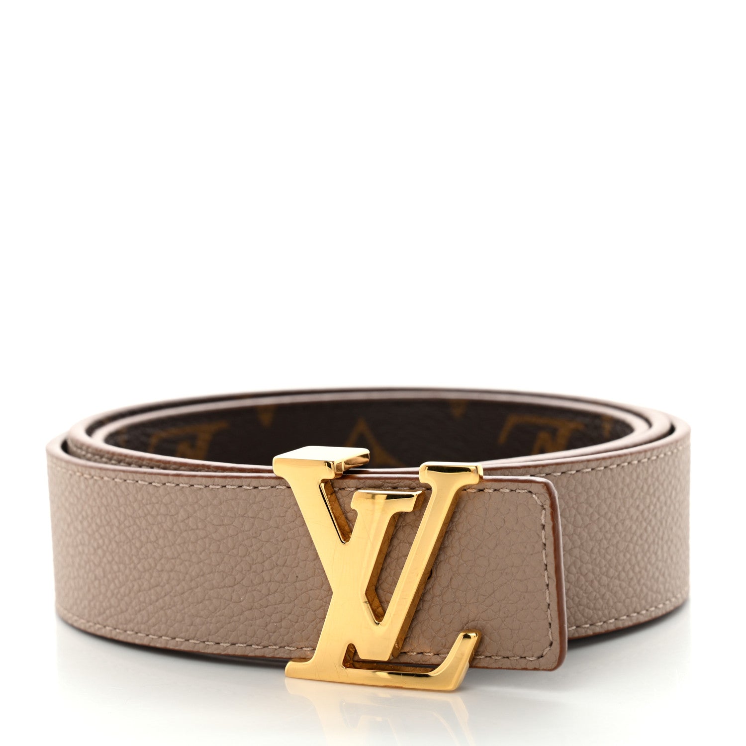 Louis Vuitton Calfskin Monogram 30mm LV Initiales Reversible Belt 85 34 Arizona 3 of 7