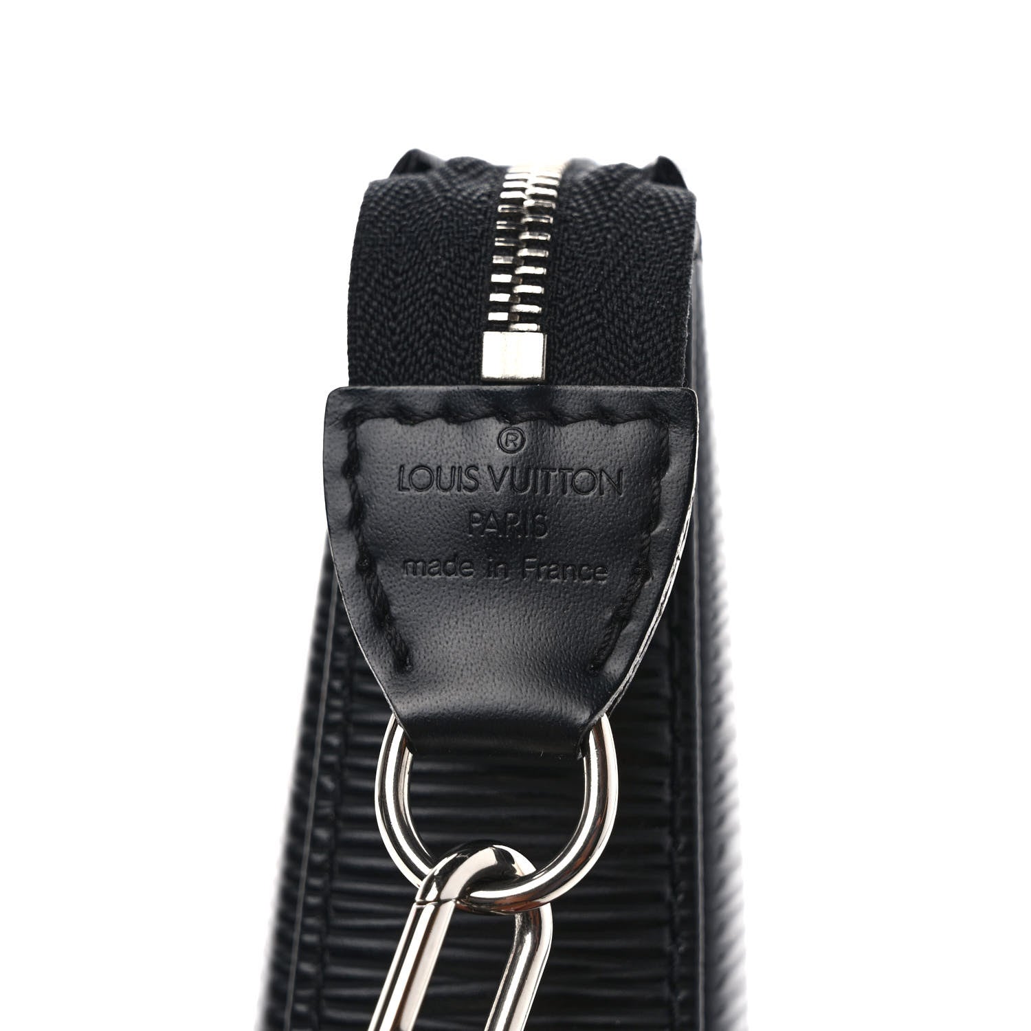 Louis Vuitton Epi Pochette Accessories NM Black 6 of 8