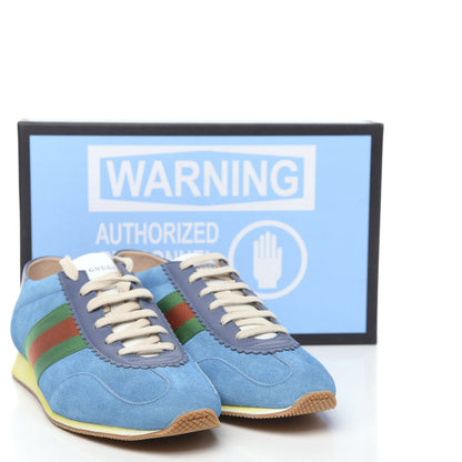Gucci Suede Web Womens Rocket Sneakers 41 Bright Splash Thunder 9 of 9