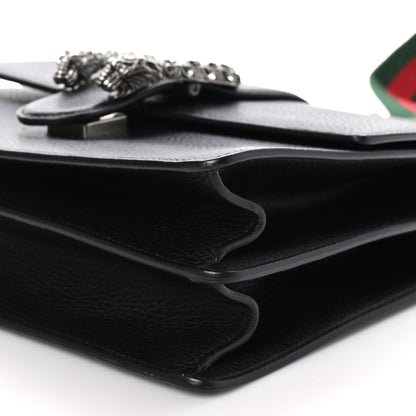 Gucci Dollar Calfskin Crystal Web Medium Dionysus Bamboo Top Handle Bag Black Black Diamond 12 of 13