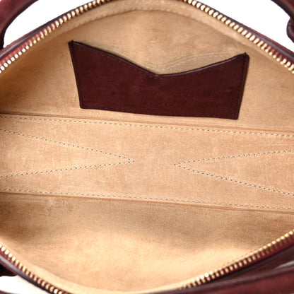 Alaia Suede Goatskin Le Teckel Clutch Rouge Grenat 6 of 11