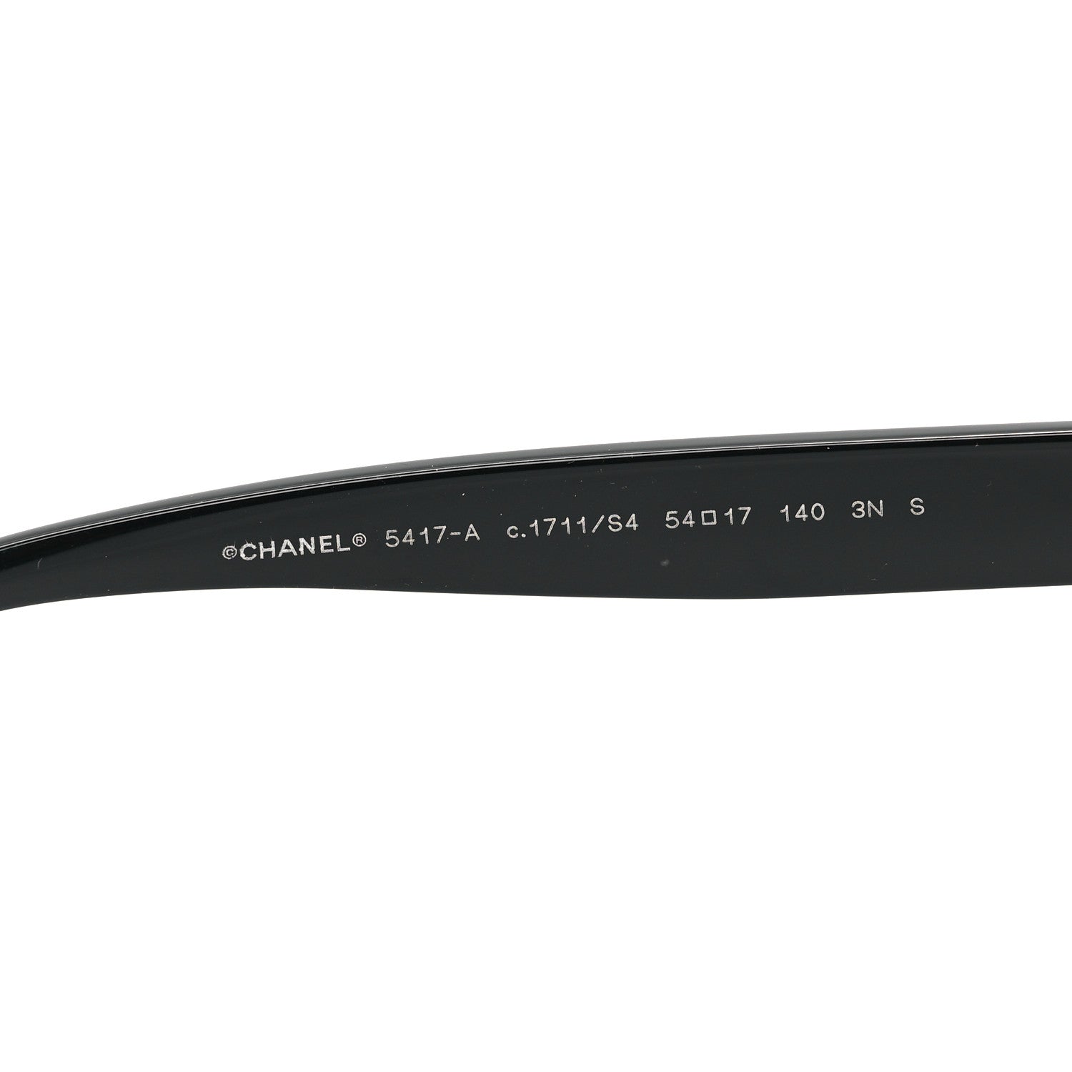 Chanel Acetate Square Sunglasses 5417-A Black 7 of 7