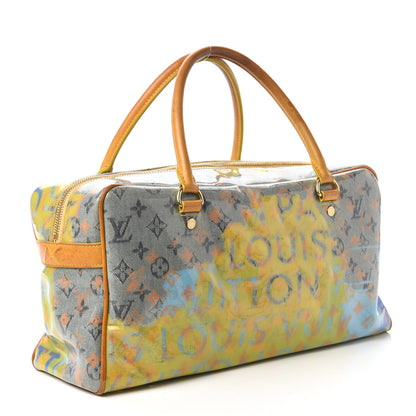 Louis Vuitton Monogram Pulp Defile Weekender PM Yellow 3 of 10