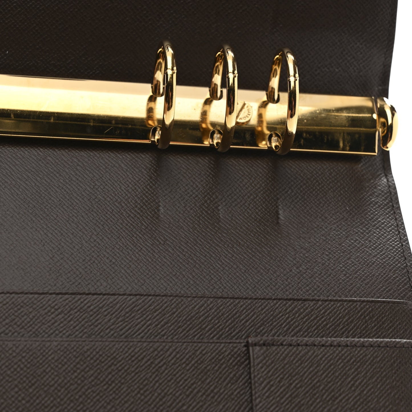 Damier Ebene Large Ring Agenda Cover
