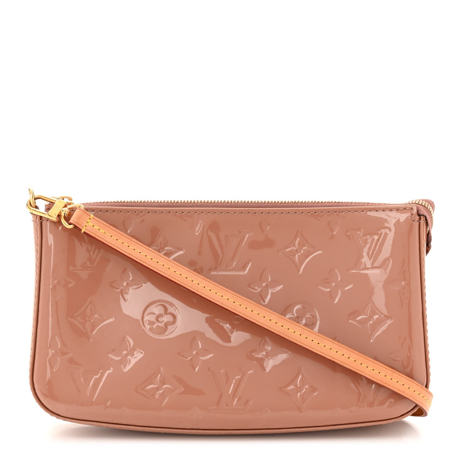 Louis Vuitton Vernis Pochette Accessories NM Rose Velours 1 of 11