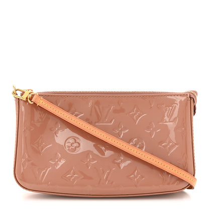 Louis Vuitton Vernis Pochette Accessories NM Rose Velours 1 of 11