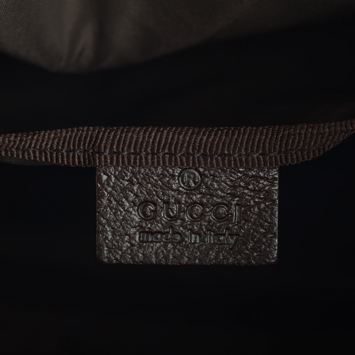 Monogram Natural Pigskin Large Diaper Bag Beige Ebony Cocoa Dark Chocolate