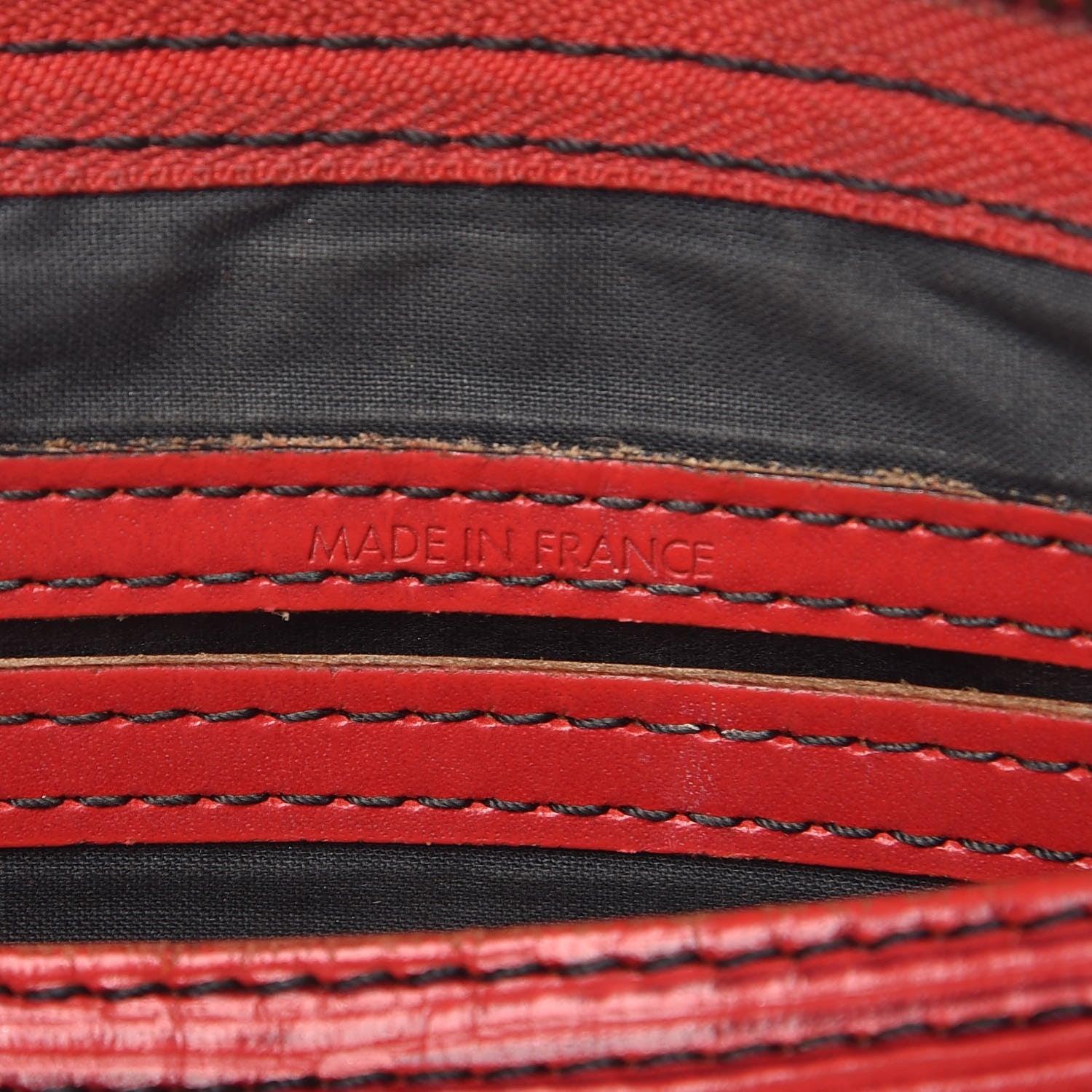 Louis Vuitton Epi Speedy 30 Castillan Red 9 of 39